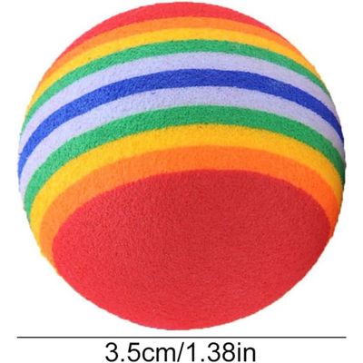 PetTribes 6 balles en mousse souple - Jouets pour chat/chien