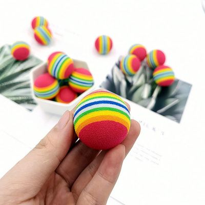 PetTribes 6 balles en mousse souple - Jouets pour chat/chien