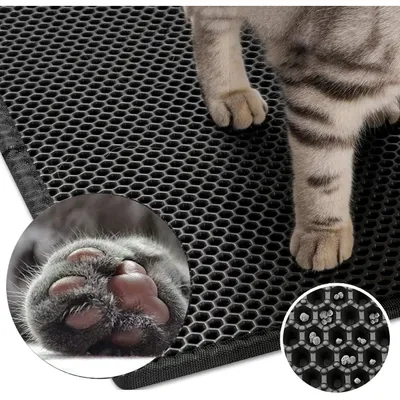 PetTribes Tapis de Litière Facile à Nettoyer