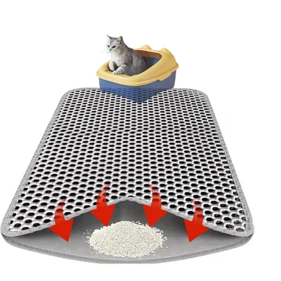 PetTribes Tapis de Litière Facile à Nettoyer