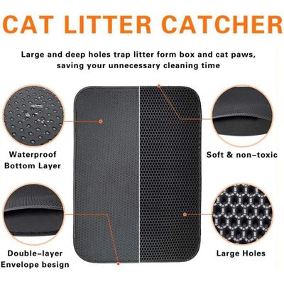 PetTribes Tapis de Litière Facile à Nettoyer
