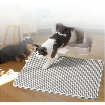 PetTribes Tapis de Litière Facile à Nettoyer