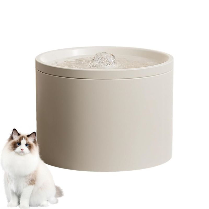 PetTribes Fontaine avec Filtration Céramique pour Animaux