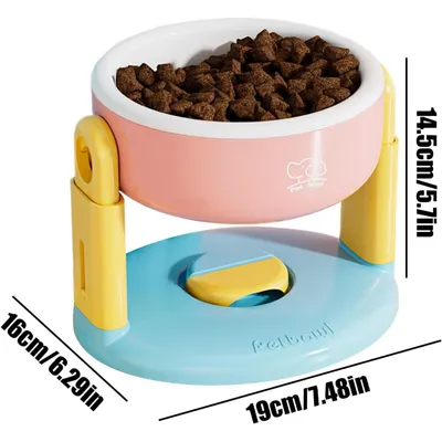 PetTribes Cuenco elevado ajustable - Protector de columna