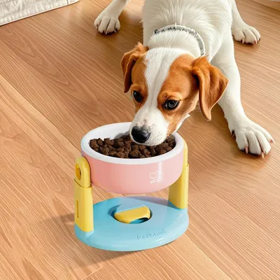 PetTribes Cuenco elevado ajustable - Protector de columna