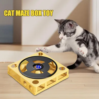PetTribes Jouet Puzzle pour Chat Intelligent - Labyrinthe