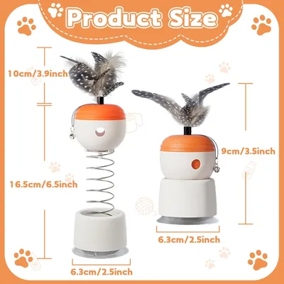 PetTribes Jouet Distributeur de Friandises pour Chats et Chiens