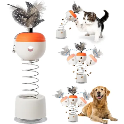PetTribes Jouet Distributeur de Friandises pour Chats et Chiens