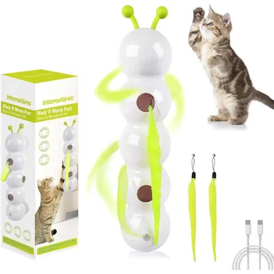 PetTribes Jouet Intelligent pour Chat d'Intérieur - USB