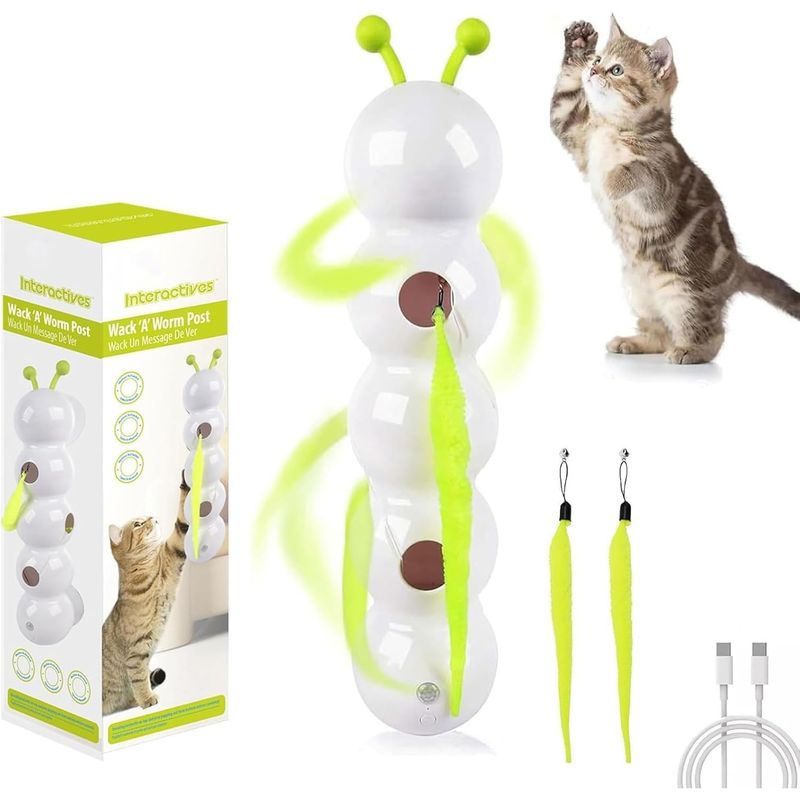 PetTribes Jouet Intelligent pour Chat d'Intérieur - USB