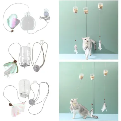PetTribes Jouet Distribue-Nourriture Interactif pour Chien et Chat