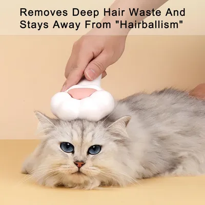 PetTribes Brosse Auto-Nettoyante pour Tous Poils - Chat et Chien