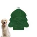 PetTribes Alfombrilla de silicona para lamer perros gatos - Árbol Navidad