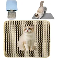 PetTribes Tapi de Litière Imperméable - Antidérapant et Lavable pour Chat