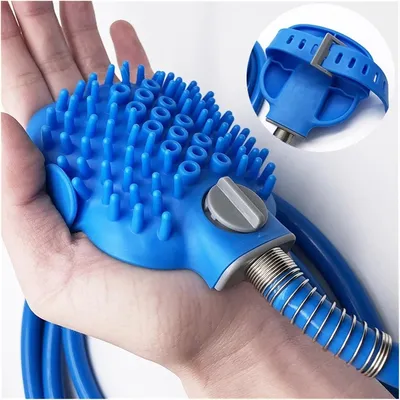 PetTribes Pomme de Douche Massante pour Chien - Intérieur/Extérieur