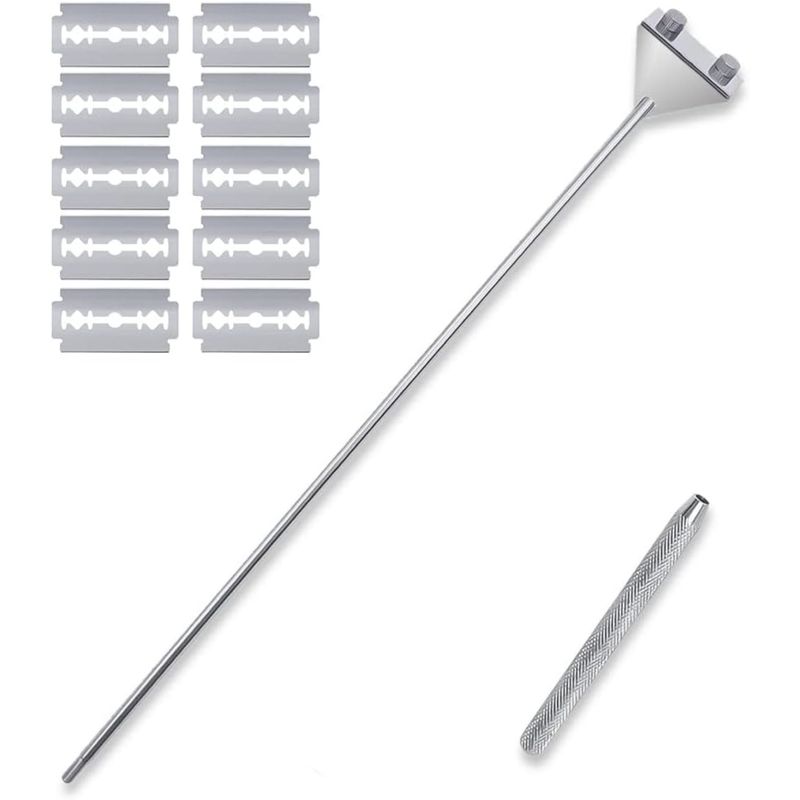 PetTribes Grattoir à Algues pour Aquarium - Long Manche Antidérapant