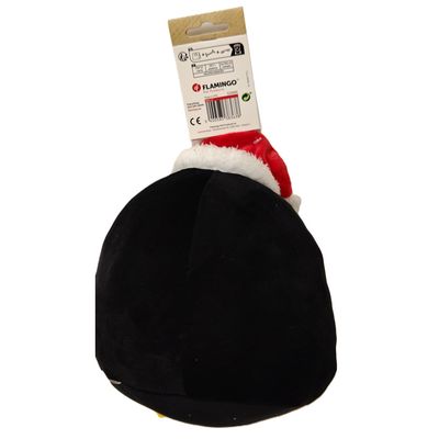 peluche Pingouin Bollo Noel Noir 25 cm H jeux pour chien