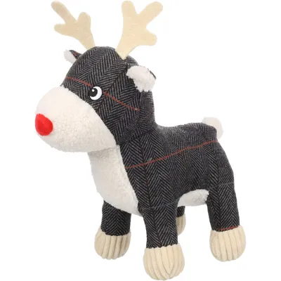 Flamingo - Caribou Araceli Gris Noel 30 cm H Jouet pour chien Flamingo - Caribou Araceli Gris Noel 30 cm H Jouet pour chien