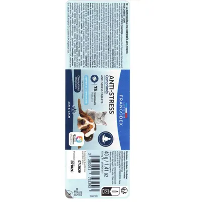 Anti-Stress 75 Comprimés Pour Chiens et Chats