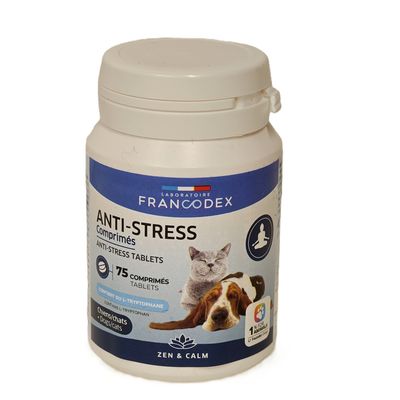 Francodex - Anti-Stress 75 Comprimés Pour Chiens et Chats