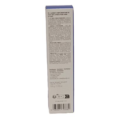 Pâte anti-stress pour chien et chat au L-tryptophane, tube de 100 g - Franc