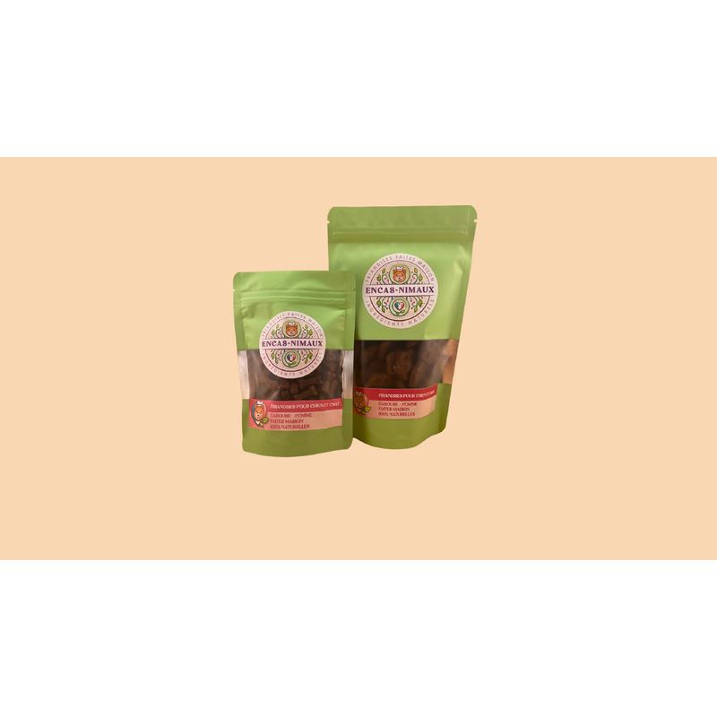 Encas-Nimaux - Friandises Naturelles Végétales Caroube & Pomme