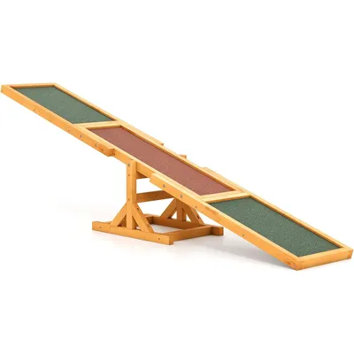 Giantex Agility pour Chien em Bois de Sapin 30 KG,Plaque en Feutre