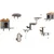Giantex Arbre à Chat Mural avec Hamac , 2 Griffoirs, 2 Plateformes, 3 Tapis Giantex Arbre à Chat Mural avec Hamac , 2 Griffoirs, 2 Plateformes, 3 Tapis