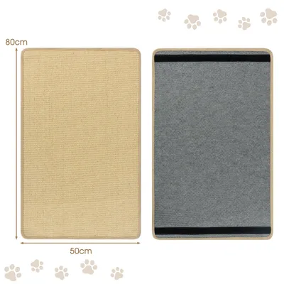 Giantex 2 Kratzbaum für Katzen, 80 x 50 cm, Oberfläche aus Sisal Giantex 2 Kratzbaum für Katzen, 80 x 50 cm, Oberfläche aus Sisal