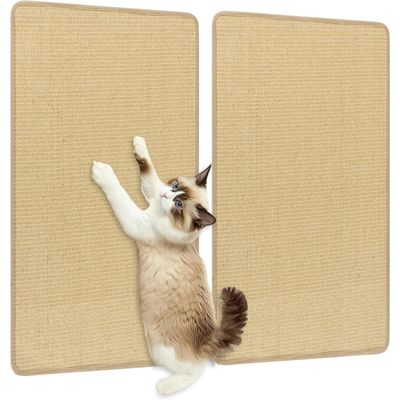 Giantex 2 Griffoir pour Chat 80 x 50 CM Surface en Sisal