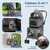 Giantex Poussette Pliable à 2 Niveaux pour Chien Chat 2 Sacs