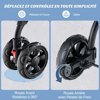 Giantex Poussette Pliable à 2 Niveaux pour Chien Chat 2 Sacs Giantex Poussette Pliable à 2 Niveaux pour Chien Chat 2 Sacs
