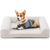 Lit pour chien blanc