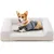 Giantex Lit pour Chien Mousse de Soutien,Housse Lavable,Fond Antidérapant