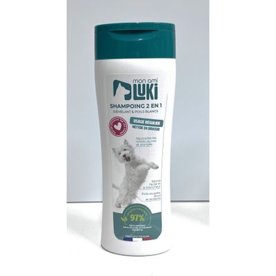 Mon Ami Luki - Shampoing 2 en 1 chiens spécial poils