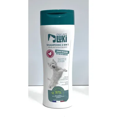 Mon Ami Luki - Shampoing 2 en 1 chiens spécial poils