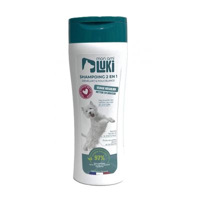 Mon Ami Luki - Shampoing 2 en 1 chiens spécial poils