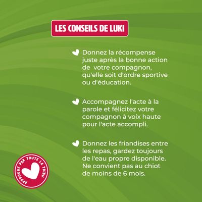 Mon Ami Luki - Friandises de récompenses - chiens- 3unitées vendues