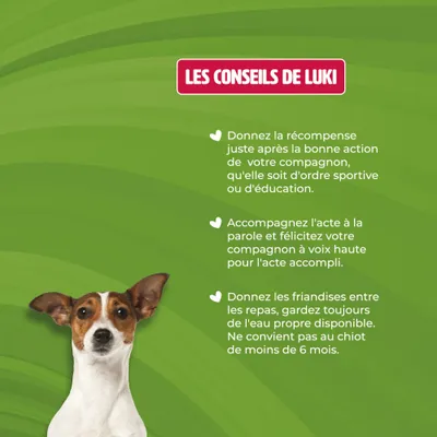 Lot de 3 - friandises de récompenses 200gr - chiens- 3unitées vendues