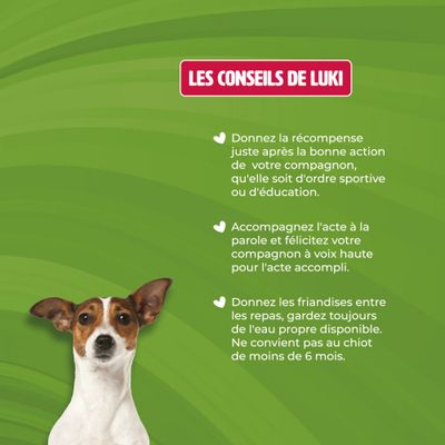 Lot de 3 - friandises de récompenses 200gr - chiens- 3unitées vendues