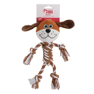 Mon Ami Luki - Jouet peluche et corde Mon Ami Luki - Jouet peluche et corde