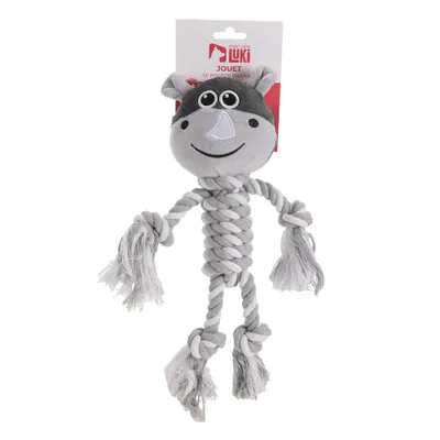 Mon Ami Luki - Jouet peluche et corde