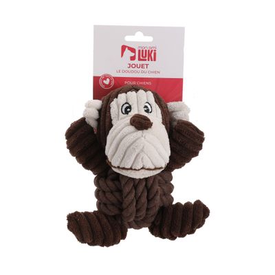 Mon Ami Luki - Jouet peluche et corde- 3unitées vendues