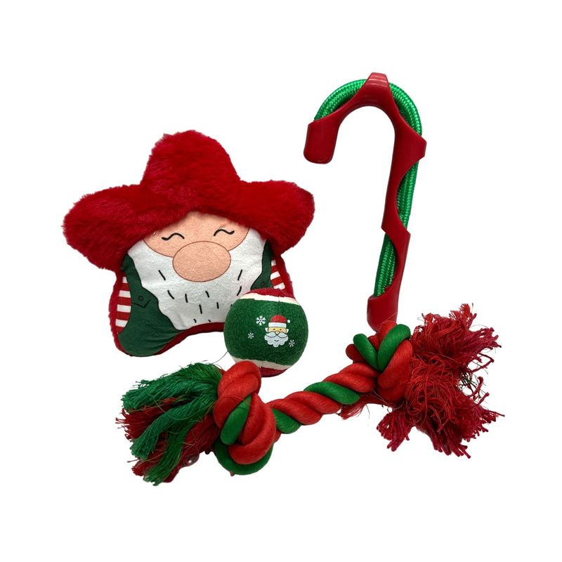 Mon Ami Luki - Jouets peluche noël coffret cadeau peluche pour chien