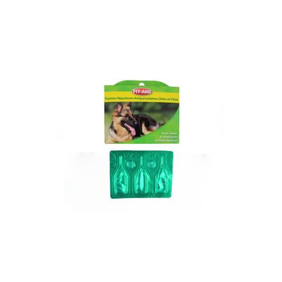 Pipette insectifuge chien x3