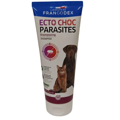 Francodex - Shampooing Ecto Choc Parasites 200ml Pour Chiens et Chats