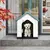 Giantex Niche pour Chien Extérieur 67×52×60CM,Porte Grillagée,Toit Incliné