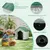 Giantex Wetterfeste Hundehütte Mit Gittertür Erhöhtem Boden Und Belüftung Giantex Wetterfeste Hundehütte Mit Gittertür Erhöhtem Boden Und Belüftung