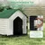 Giantex Wetterfeste Hundehütte Mit Gittertür Erhöhtem Boden Und Belüftung Giantex Wetterfeste Hundehütte Mit Gittertür Erhöhtem Boden Und Belüftung