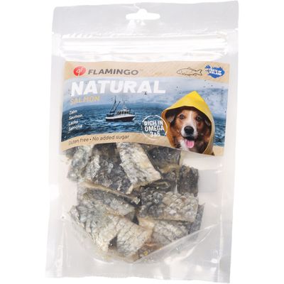 Friandises Nature Peau de saumon Court 60 g pour chien